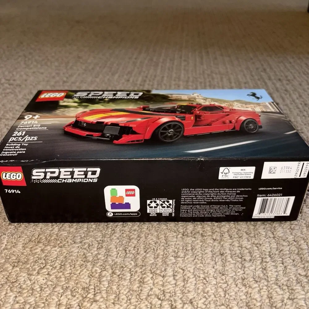 LEGO Speed Champions Ferrari 812 Competizione Car Toy 76914